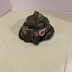 Childrens PLACE Bucket Hat Toddlers Infants 18-24M Camo w/ Surf Theme Distressed